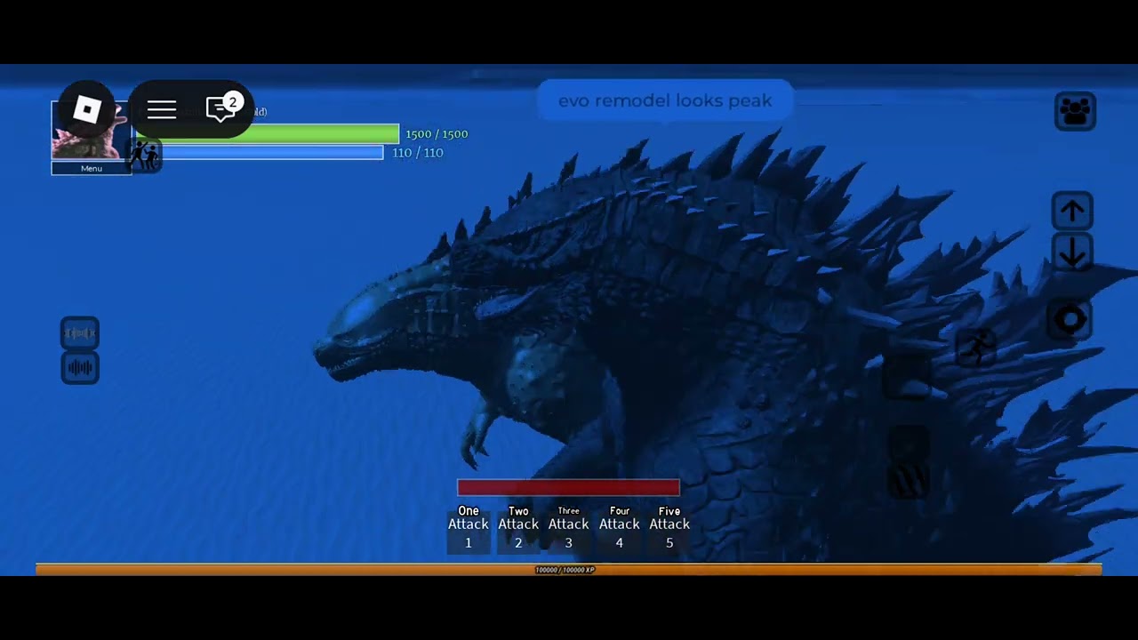 Evolved Godzilla remodel looks peak.