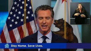 California gov. gavin newsom announced a detailed plan tuesday for
lifting virus restrictions, one "where science, where public health,
not politics, must be...