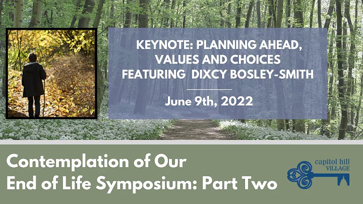 June 9th, Dixcy Bosley, Planning Ahead  Values and...