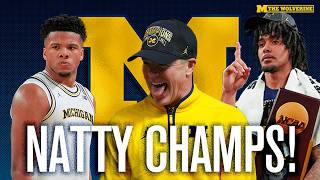 NATTY CHAMPS! Reacting To Michigan Win Over UConn, Second-Ever Title | The Wolverine Basketball Show