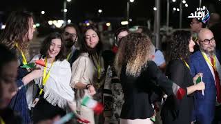 أمل الدباس ورموز الخليج في حفل افتتاح مهرجان شرم الشيخ للمسرح الشبابي