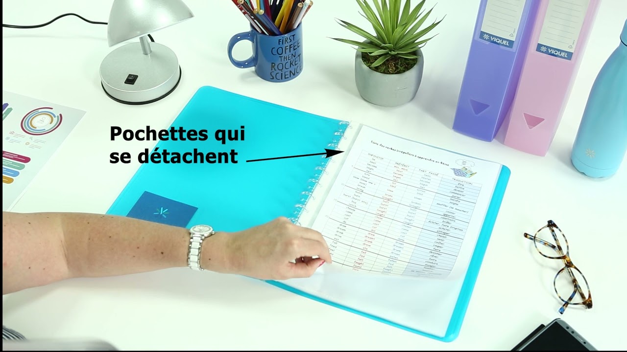 Porte-vues à pochettes repositionnables 40 vues Propyglass – Viquel