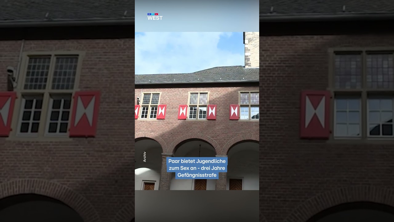Jugendliche zum Sex angeboten - Ehepaar muss ins Gefängnis | RTL WEST