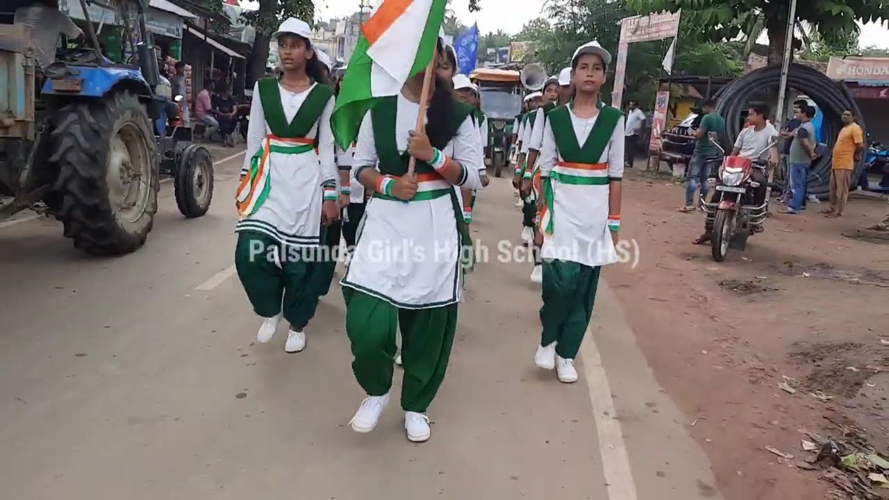 Palsunda Girls High School (HS) | Parade Team | Dighir Dhar to High School | Independence day
