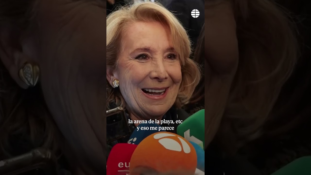 Esperanza Aguirre, muy contenta por "los cero escaños de Yoli" EN #galicia