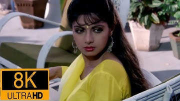 8K Remastered, Saawan Ke Jhoolon Ne, Nigahen ,  Sunny Deol, Sridevi , Mohammad Aziz.