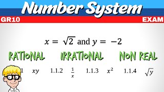 Numbers Grade 10 Exam Questions