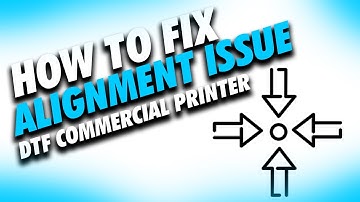 How to FIX Print Alignment Commercial Printer