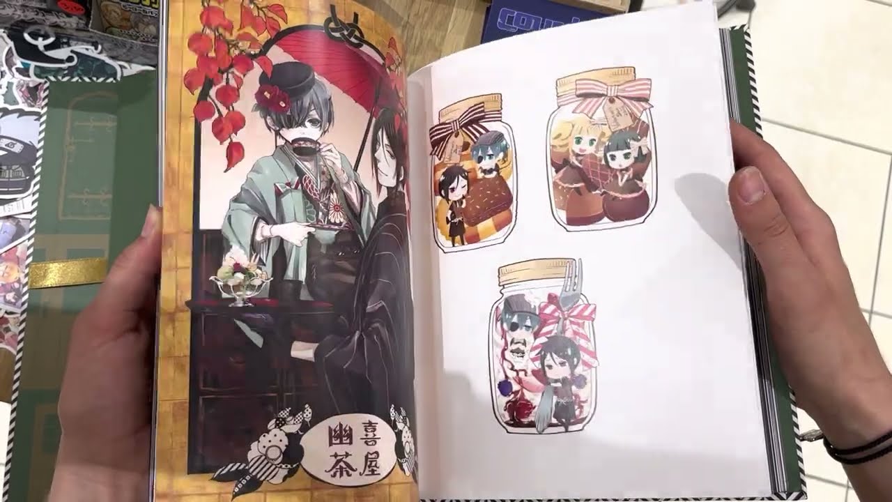 黒執事　アートワークス4冊セット BLACK BUTLER – Art Book – Vol.4 - YouTube