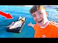 LITTLE BROTHER WAKES UP IN OCEAN! *prank*