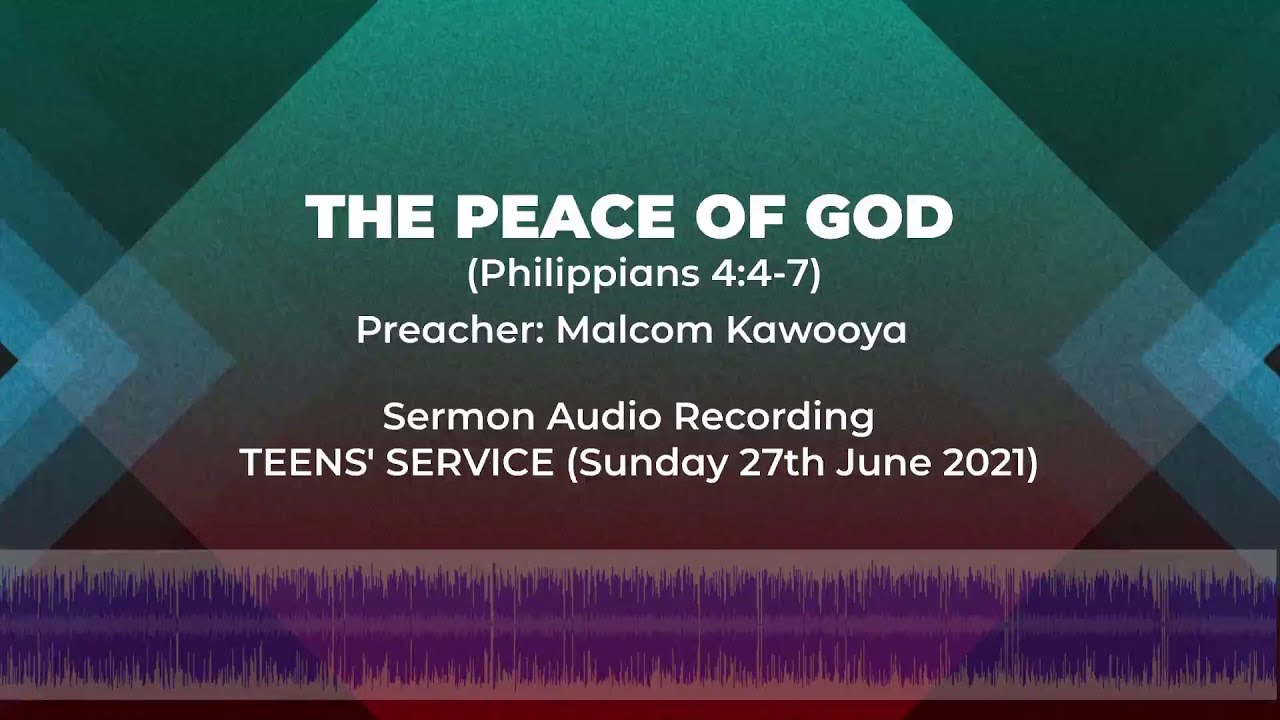 PEACE OF GOD :: Malcom Kawooya