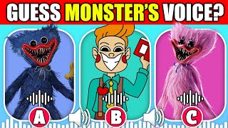 Guess the Monster's Voice | Poppy Playtime Chapter 4 + REJECTED Smiling Critters | Mr. Delight