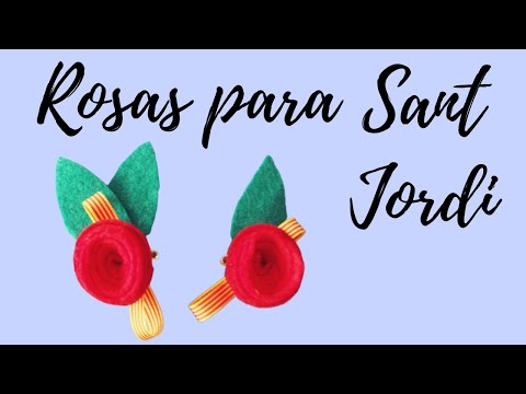 Vídeo: Com Fer Un Fermall D’una Cinta De Sant Jordi