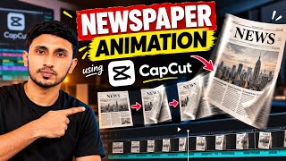 This Newspaper Animation trick changes everything Capcut