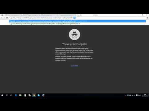 woocommerce error: class-wc-template-loader.php on line 45