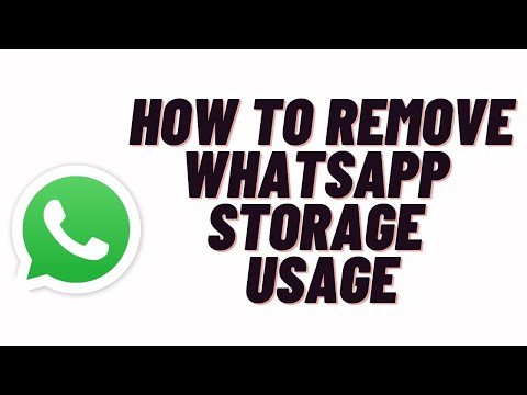 kung paano alisin ang paggamit ng pag-iimbak ng whatsapp