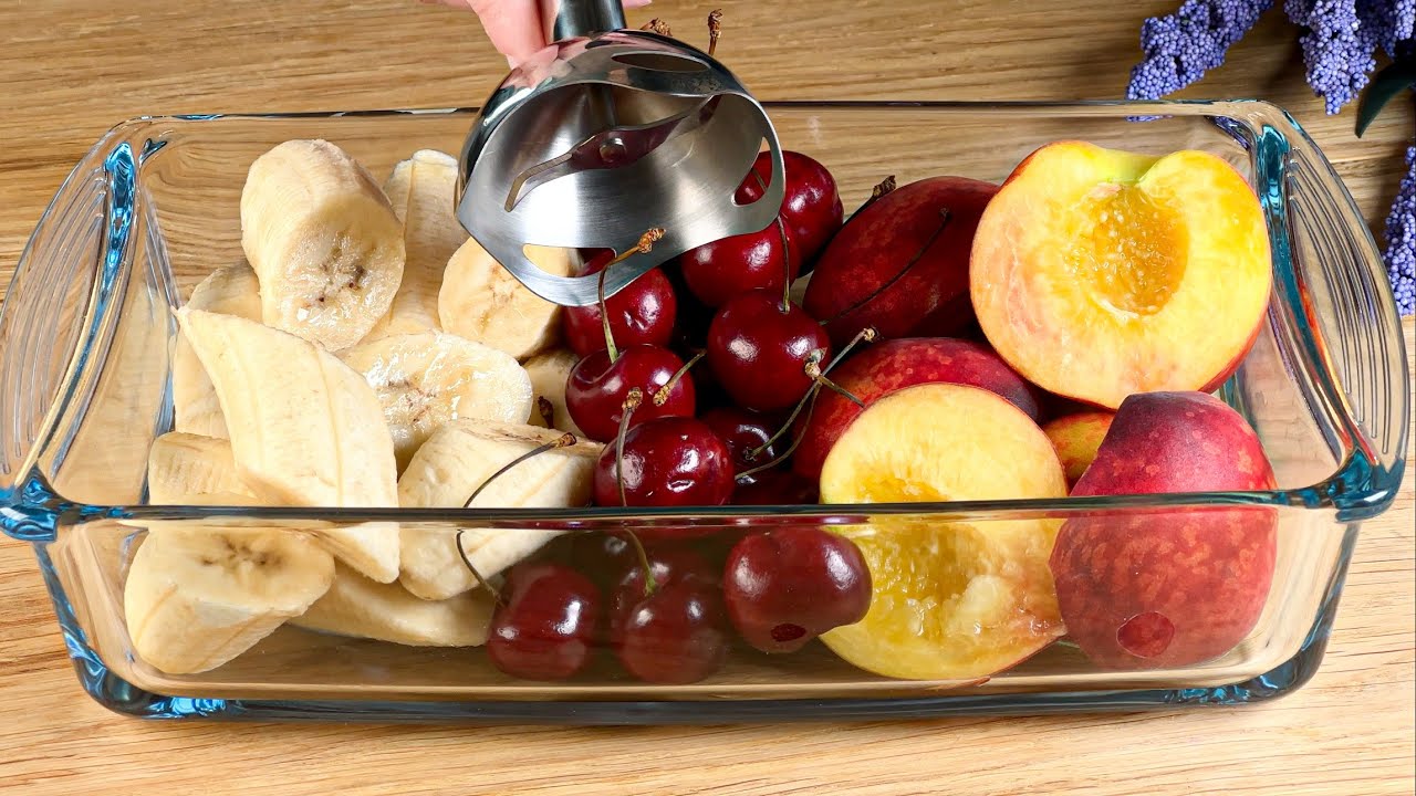 Летнее мороженое без сахара и сливок! Десерт за 5 минут!