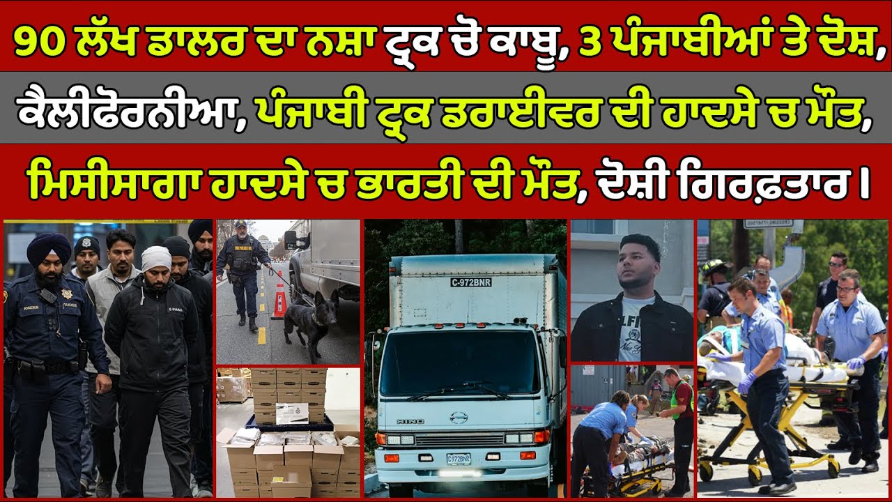 🔵Brampton 3 Punjabis charged in drugs smuggling | Mississauga News ...