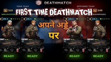 FIRST TIME DEATH MATCH // LEFT TO SURVIVE ZOMBIE GAMEPLAY PART 8 HINDI