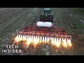How These Flame-Throwing Tractors Kill Weeds