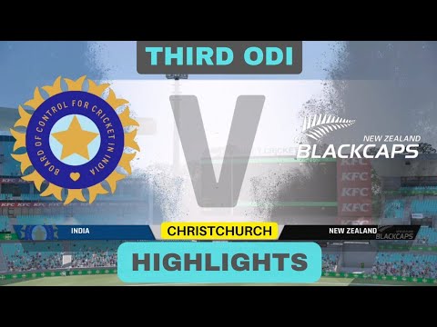 Highlights : India vs New Zealand 3rd ODI Live Cricket Match | IND vs ...
