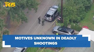 Motives unknown for deadly shootings in Edmonds and Marysville linked to same suspect