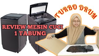 Review & Cara Menggunakan Mesin Cuci Sanken 1 Tabung Tipe AW-S887GS