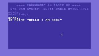 C 64 BASIC demo 2