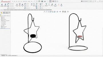 SolidWorks Tutorial | Model wire Candlestick in SolidWorks
