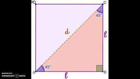 Come si calcola l'area dei triangoli rettangoli isosceli?