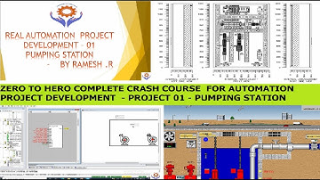 Learn Complete Automation Project for Pumping station  | Zero to Hero full crash course #automation
