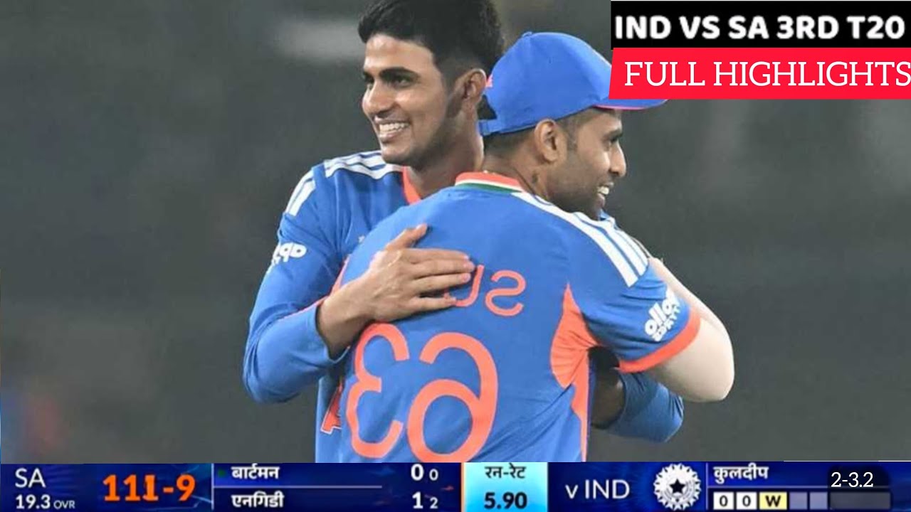 India vs South Africa 3rd T20 Highlights 2025 | IND vs SA 3rd T20 highlights today cricket match t20
