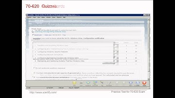 uCertify 70-620 Exam Practice Questions.