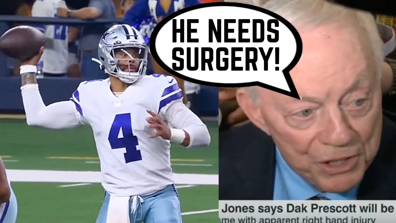 Jerry Jones: Dak Prescott might have hyperextended knee a little bit