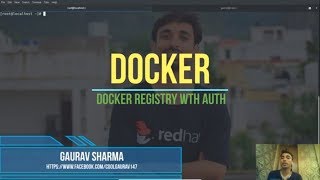 35. Docker (in Hindi): Docker Registry With Basic Authentication