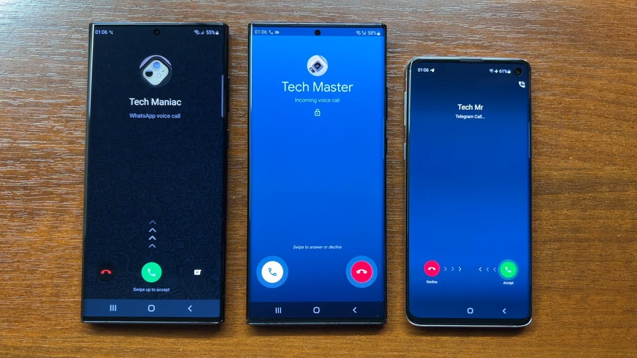 Samsung S22 Ultra vs Note 20 Ultra vs S10 WhatsApp vs Google Duo vs ...