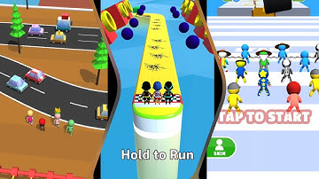 Sea Race 3D (vs) Run Party (vs) Road Race 3D | Android Gameplay Walkthrough | Gamerz Toper