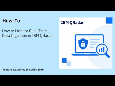 Cara Memantau Ingesti Data Real-Time di IBM QRadar