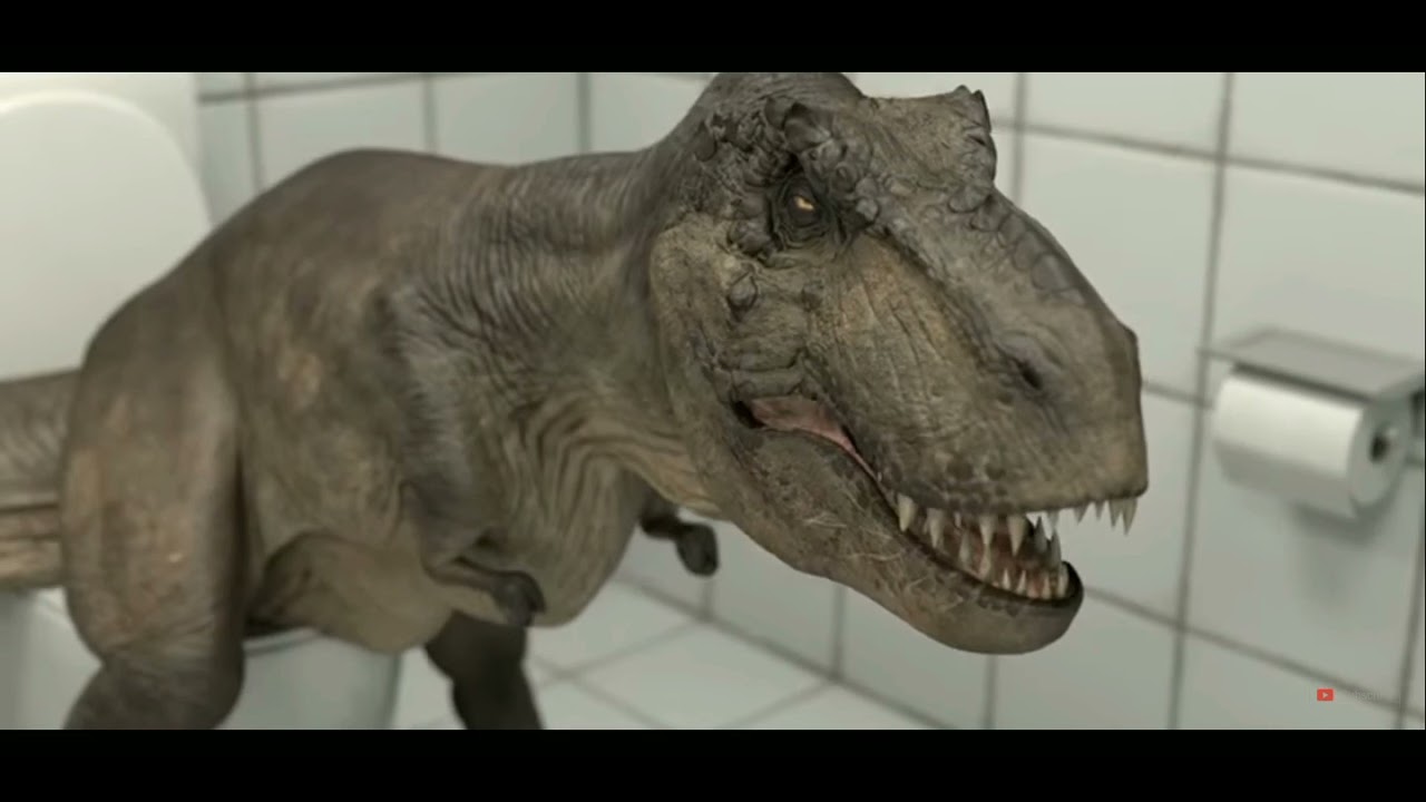 T-Rex From The Toilet | NRJ BOSS graphics.
