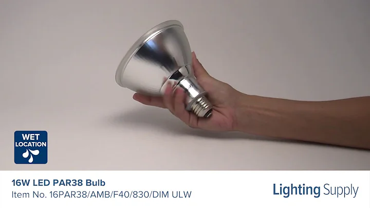 Philips 16W LED PAR38 Flood Bulb (16PAR38/AMB/F40/830/DIM ULW)