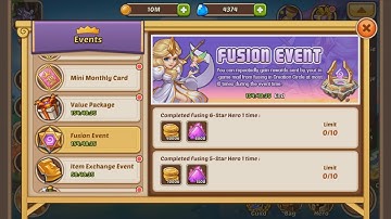Idle Heroes - Fusion Event Part 1 & 600 Friendship Points