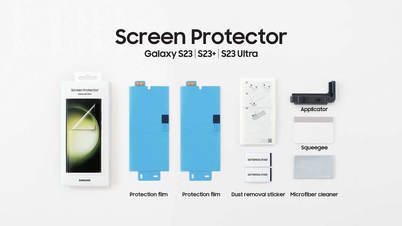 How To Apply Screen Protector, Galaxy S23, S23+ & S23 Ultra