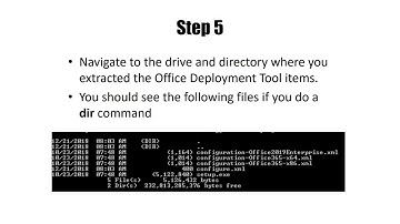 how to Install Office 2019 with the Office Deployment Tool