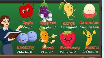 Từ vựng tiếng anh chủ đề hoa quả, trái cây cho trẻ em | Hikids English