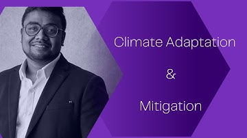 Adaptation & Mitigation climate change video