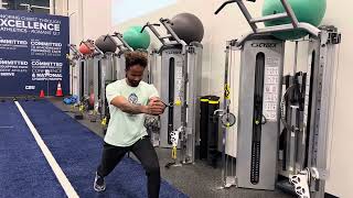 Split Stance Cable Anti-Rotation Pressout
