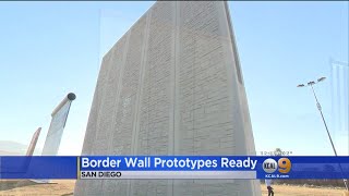 Border Wall Prototypes Displayed In San Diego