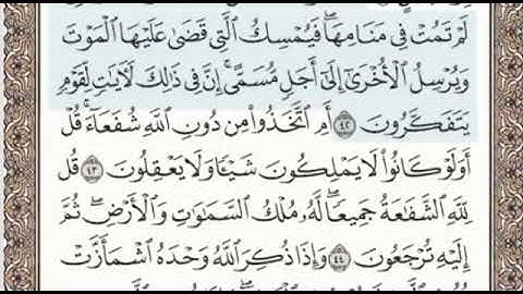 سورة الزمر الصفحة 463 الشيخ محمد صديق المنشاوي