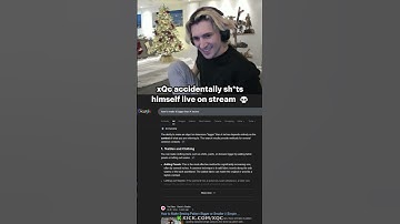 xQc accidentally sh*ts himself live on stream 💀 #xqc