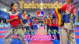 #Taekwondo Training 27/2/2023  #taweesilp_tkd_thailand